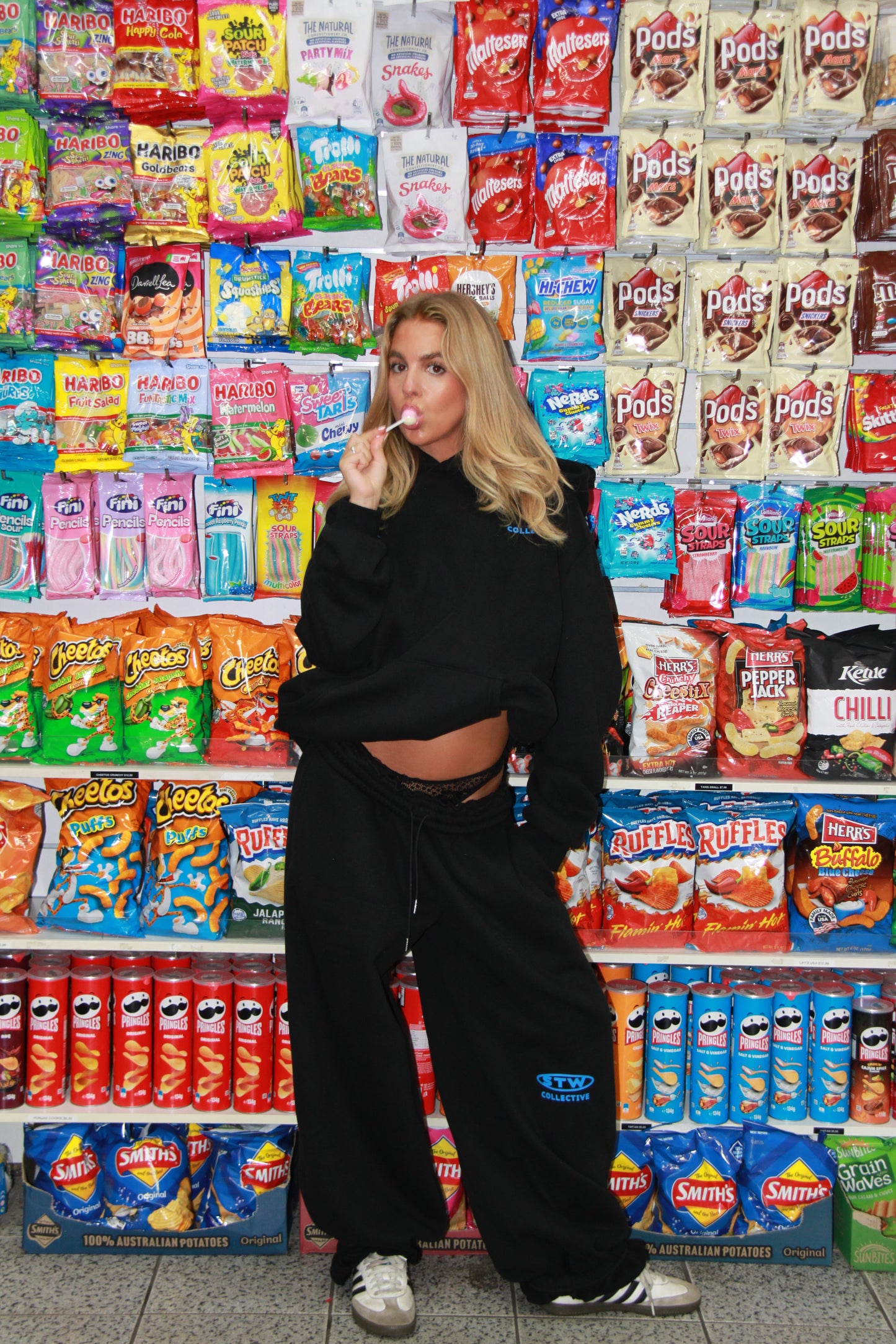 CC Baggy Trackies (Black)