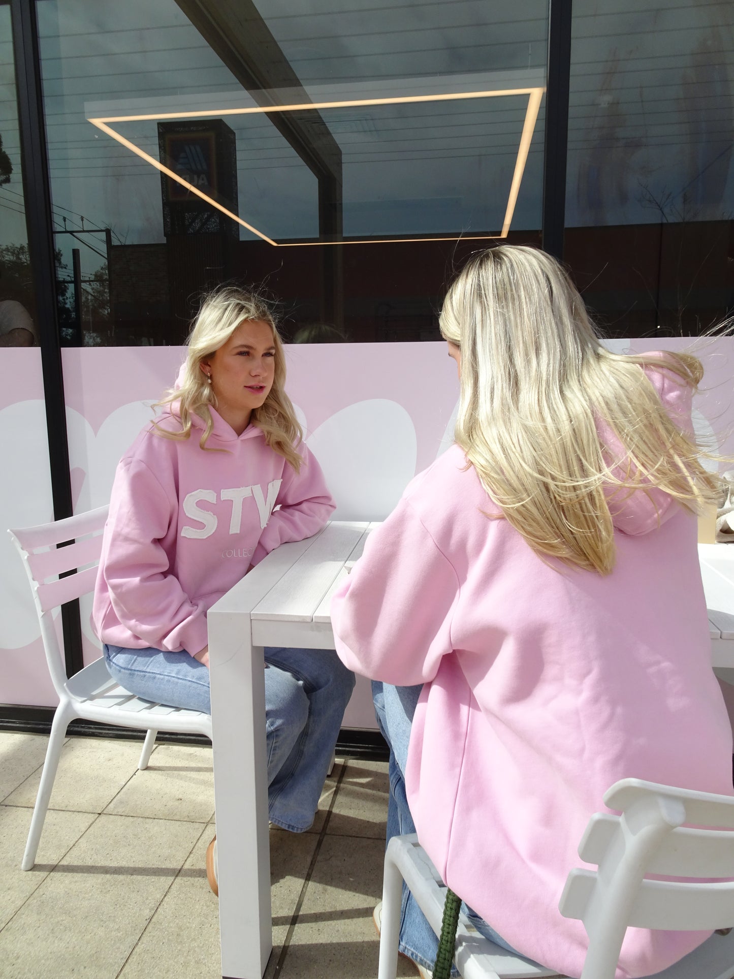 PINK PATCHED HOOD (PREORDER)