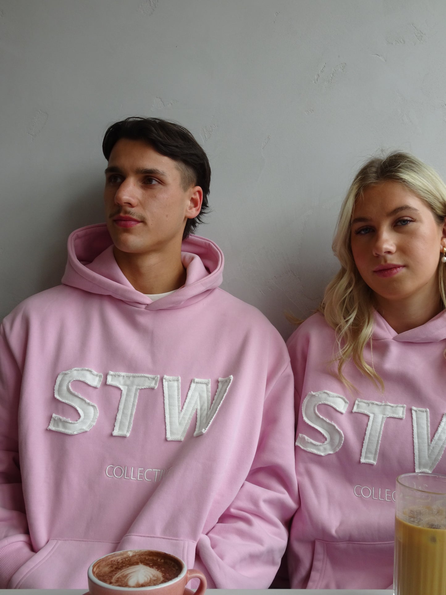 PINK PATCHED HOOD (PREORDER)