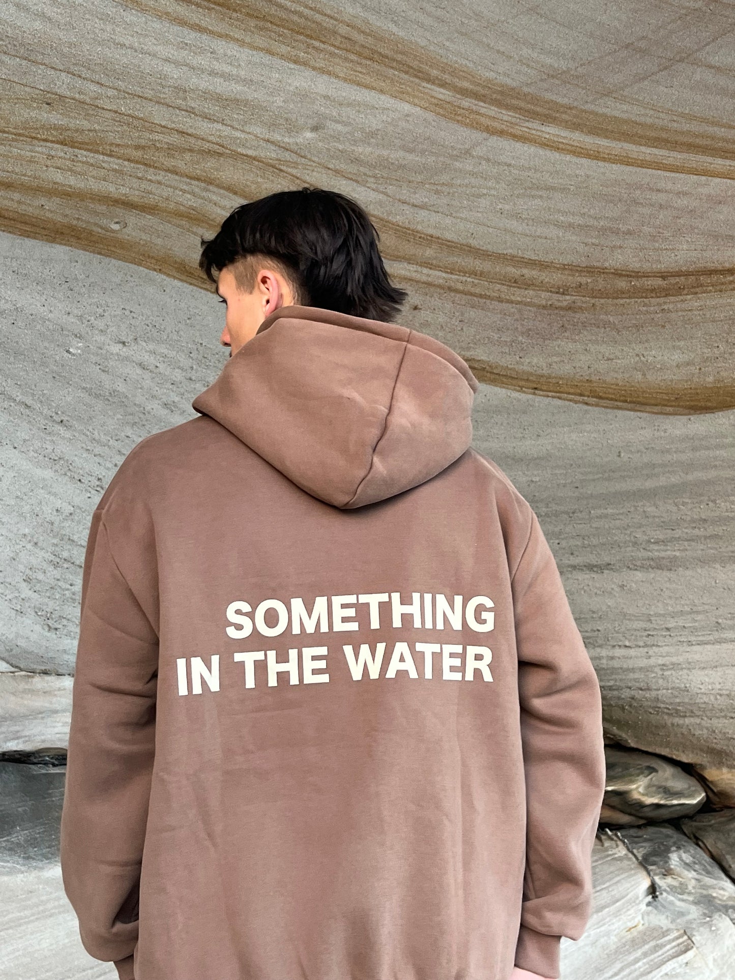 LOGO HOODIE BROWN