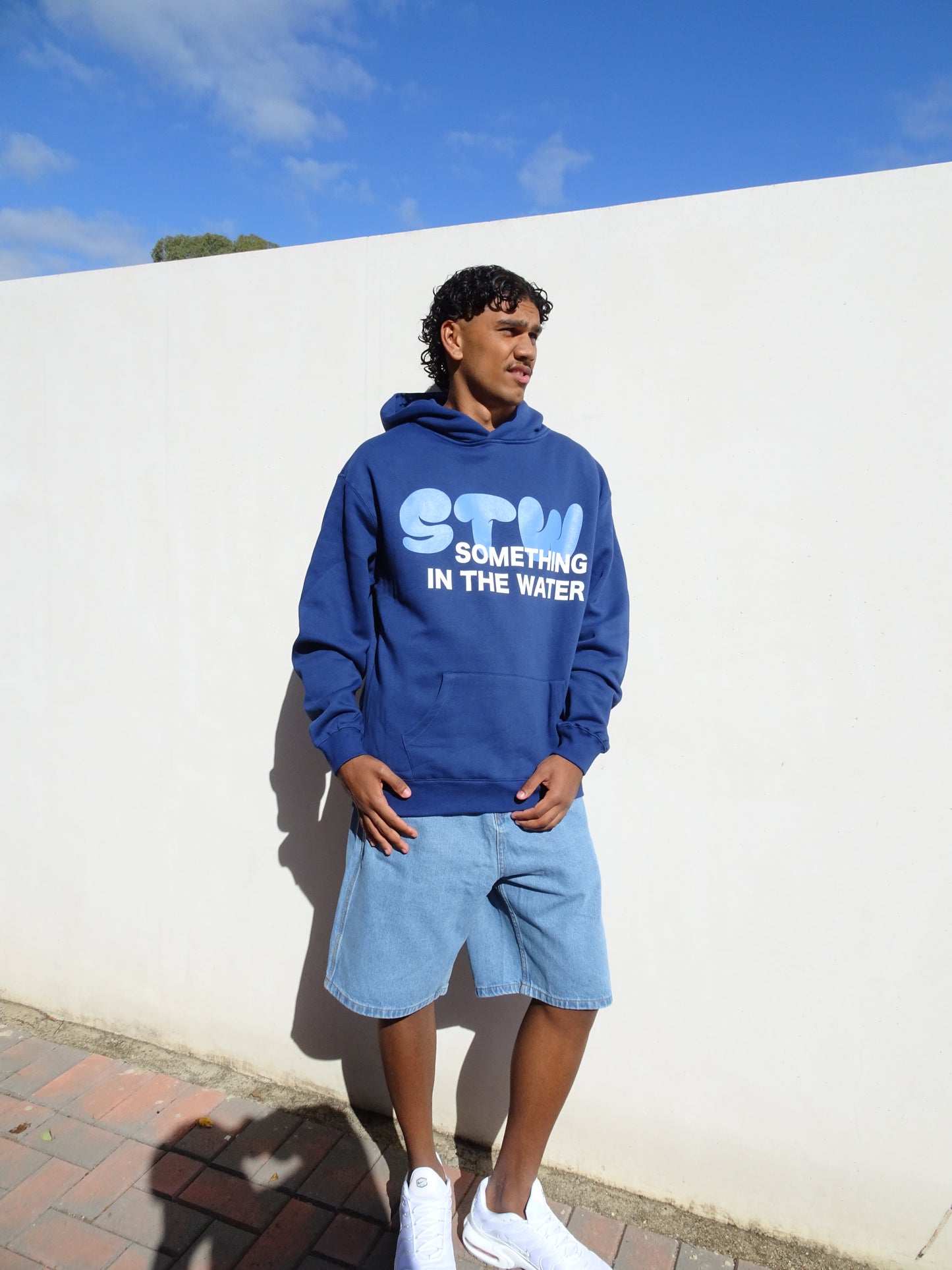 BLUE ON BLUE hood