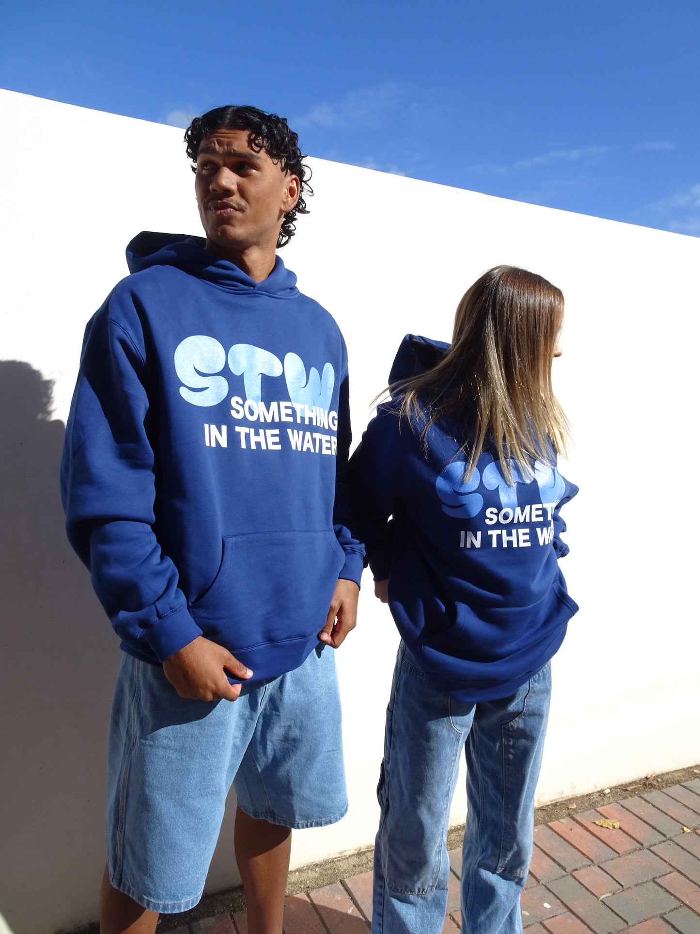BLUE ON BLUE hood