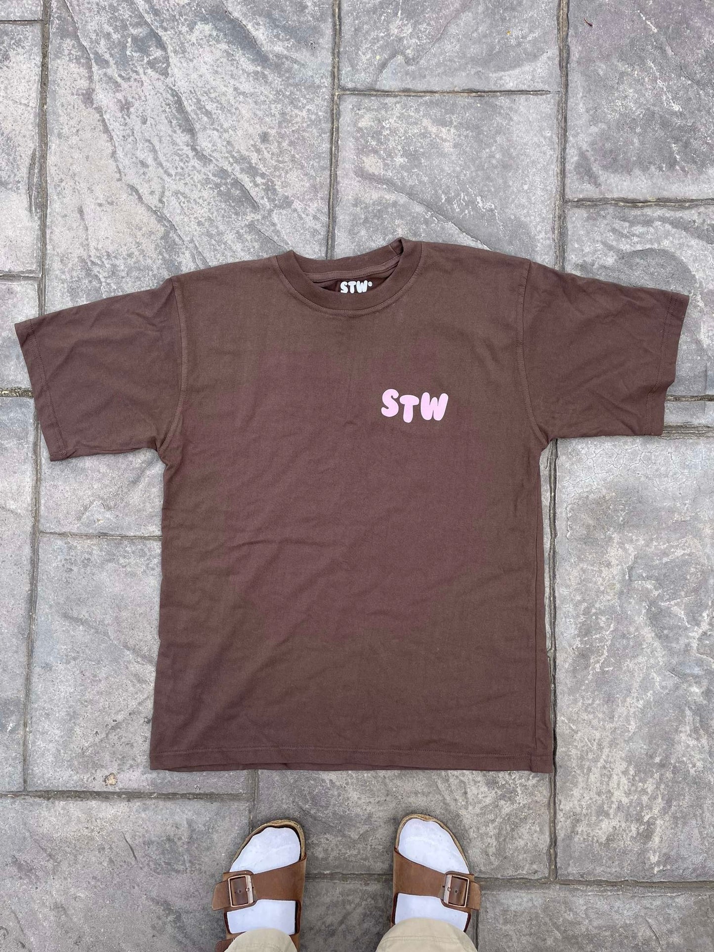 'RETRO TEE' (MOCHA)