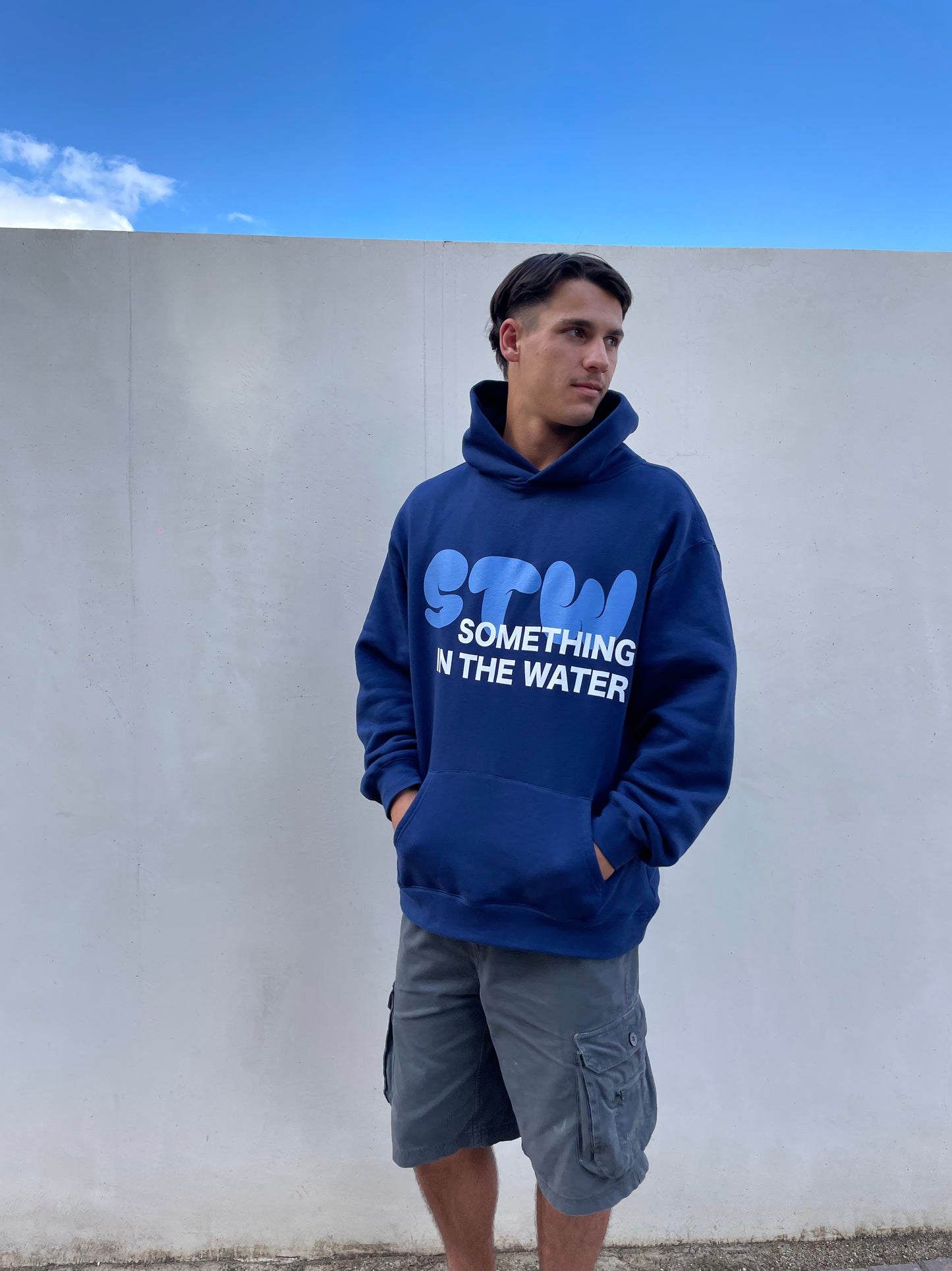 BLUE ON BLUE hood