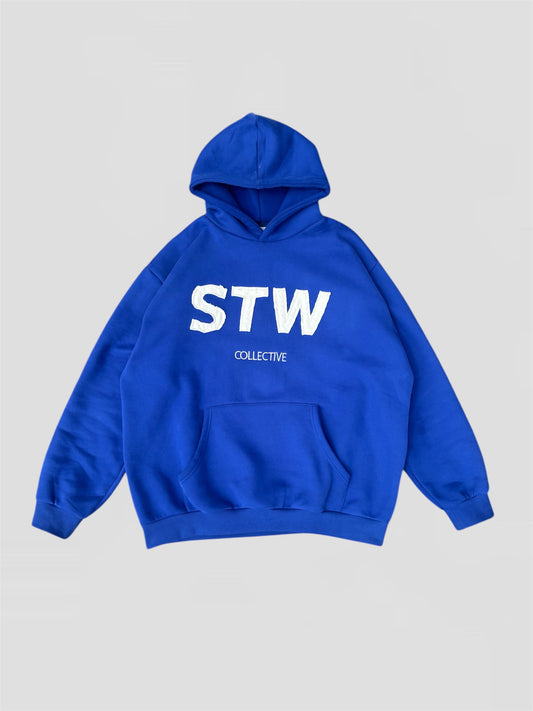 Blue Patched Hood