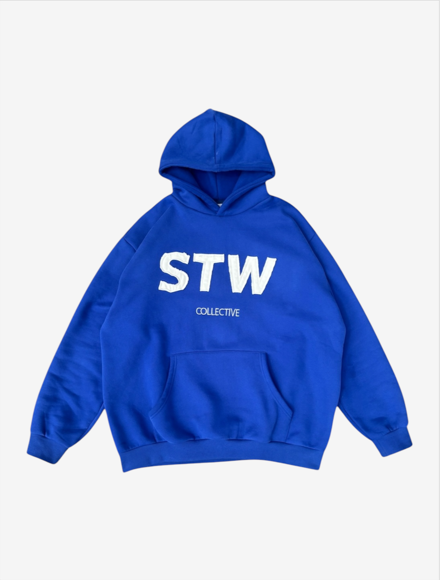 Blue Patched Hood