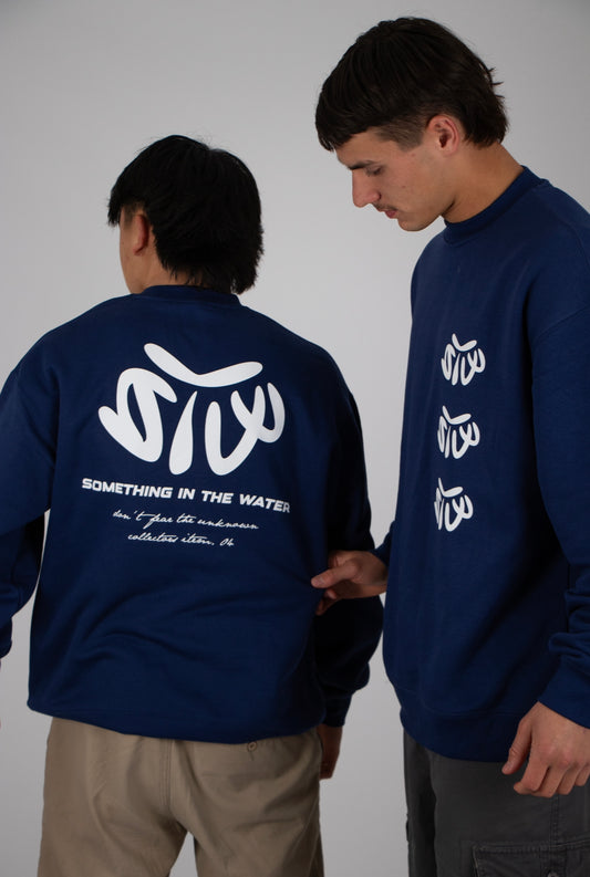 VINTAGE NAVY STW SWEATER